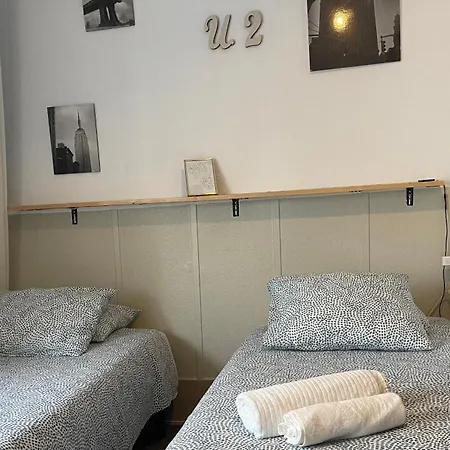 Glass Student-habitacion Doble Privada En Casa Compartida-uebica2 * מאיירנה דל אלחראפה